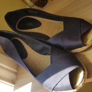 Ralph Lauren Cecilia Wedge Blue 8.5